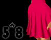 <5^8> Pink short skirt