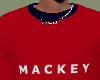 Mackey Red Fashion Sweat