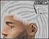 WHITE Von Pony Locs