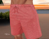 Faded Red Pull On Shorts