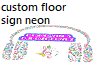 custom neon dance spot