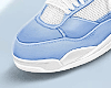 Blue Low Sneakers