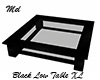 Black Low Table XL