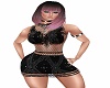 lace/net n suede/stud