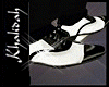 K♛-Black White /shoes