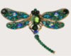 Rhinestone Dragonfly