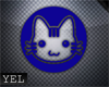 [Yel] Cat Blue10 sticker