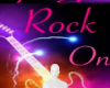 Rock on background
