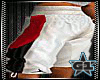 white n red jordan shrot