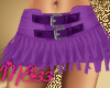 Purple Fringe Skirt