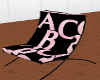Pink ABC Chair