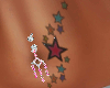 STARS ON BELLY TATTOO