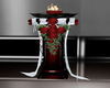 Red Wedding Candle Colum