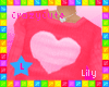 !L Sweater Heart Pink V2