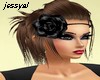 Black Rose head band