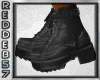 Black Shiny BIker Boot