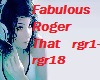 Fabulous Roger That