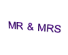 Mr & Mrs Purple