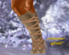 ;R; Jeanne Gold Boots