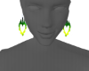 Toxic waste earrings