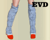EVD Red Blue Boots
