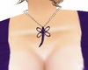 Purple Dragonfly Neck