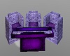 purple dance table
