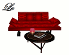 Red V Sofa