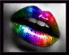 Framed Rainbow Lips
