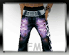 [F] purple  Jeans