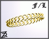 !R Gold Bracelet F