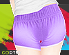 [C] Violet Sport Shorts