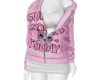 cute pink hoodie set