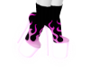 Pink Flame Heels