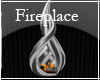 ~S~Silver Mod Fireplace