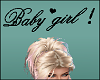 Baby Girl Headsign