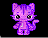 dancing purple kitty