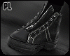 L- Shoe Black Gotico