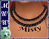Misty Necklace- Black