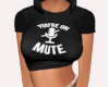 Mute T-Shirt Black