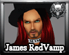 *M3M* James Hat Red Vamp