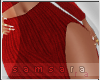 -XBM Knit Red Skirt