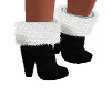 Mrs. Santa Boots Black