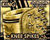 ! GOLD KING Knee Spikes