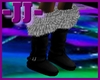 -JJ-Furry Buckled Boots