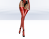 Mila Nylons Red