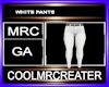 WHITE PANTS