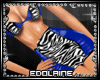 E~ Zebra Blue
