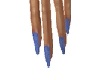 Nails Blue