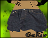 jean skirt